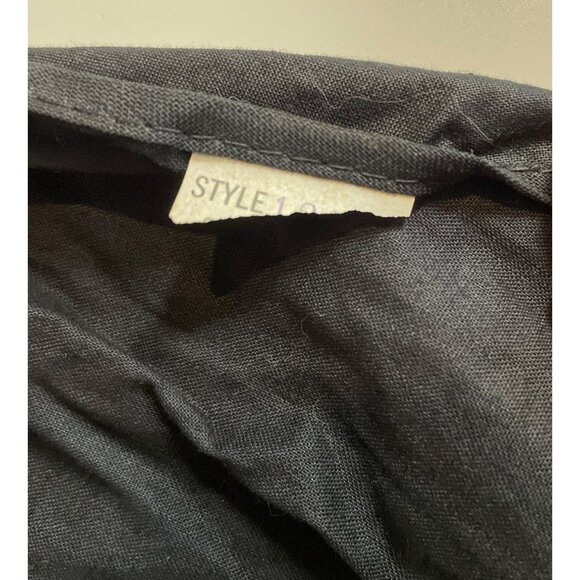 Vintage 1966 Black & Pink Illustrated Holiday Calendar Half Apron - Picture 9 of 9